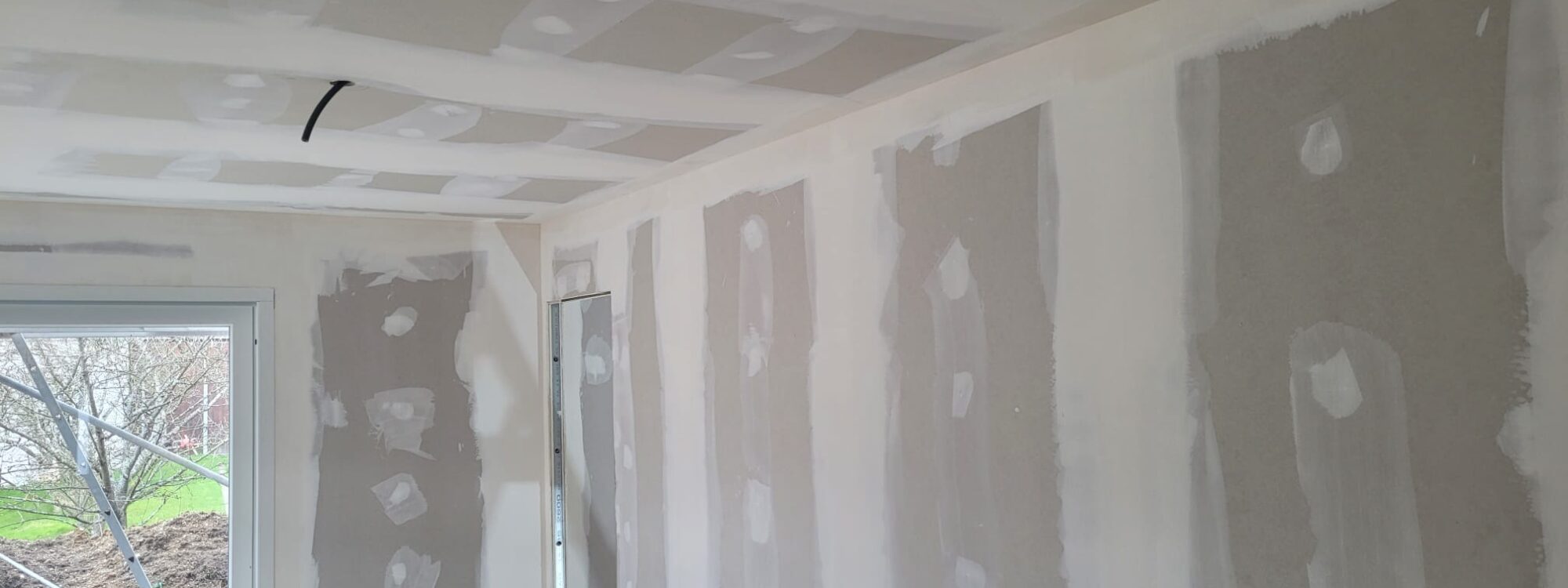 Travaux de faux plafond, cloison, contre cloison isolation int&eacute;rieure pour une maison &agrave; ossature en bois &agrave; Forstfeld Ostwald
